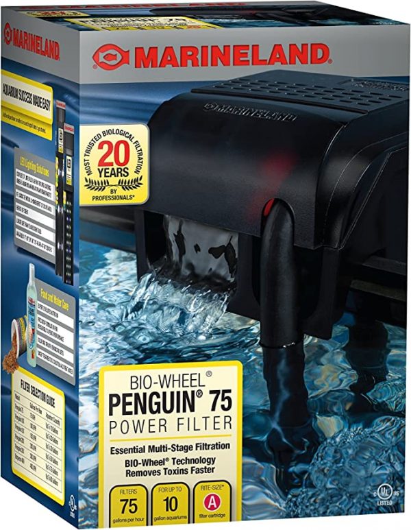 Marineland Penguin Bio Wheel Power Filter - Penguin 75B - 75GPH (10 Gallon Tank)