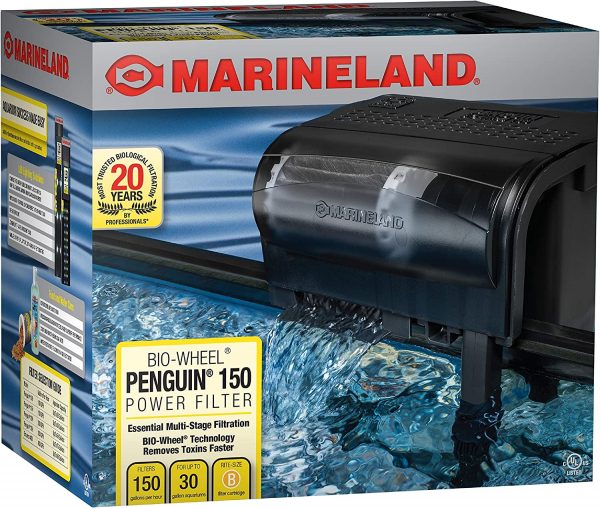 Marineland Penguin Bio Wheel Power Filter - Penguin 150B - 150GPH (30 Gallon Tank)