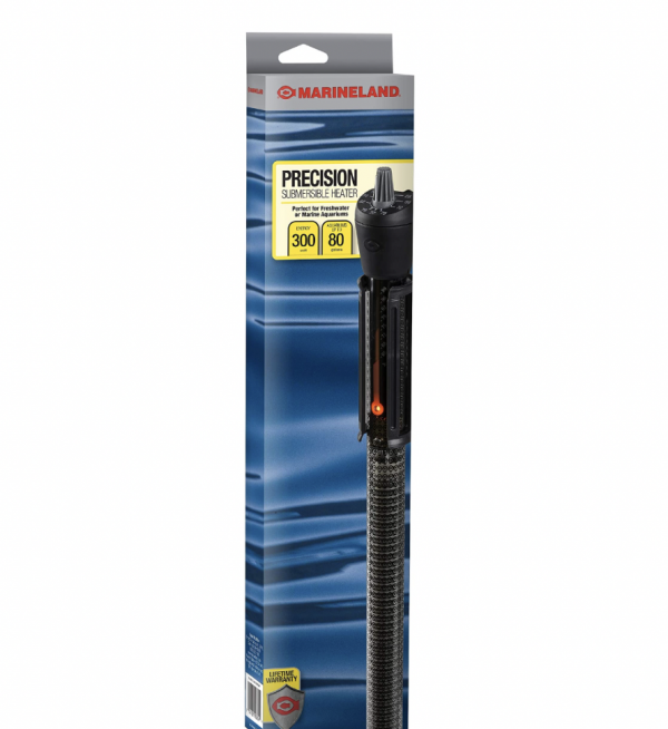 Marineland Precision Submersible Aquarium Heater - 300 Watt - 15" Long - (Aquariums up to 80 Gallons)