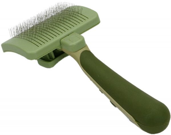 Safari Self Cleaning Slicker Brush - Small Dogs - 7.5" Long x 3.5" Wide